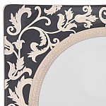 Набор тарелок Falkenporzellan Tosca Black Platin Gold 27 см