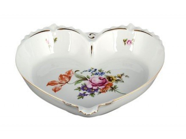 Конфетница сердце 26 см Полевой цветок Корона Queens Crown