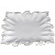 Блюдо 41 см Белый узор Корона Queens Crown