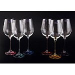 Набор бокалов для вина 250 мл Crystalite Bohemia (6шт)