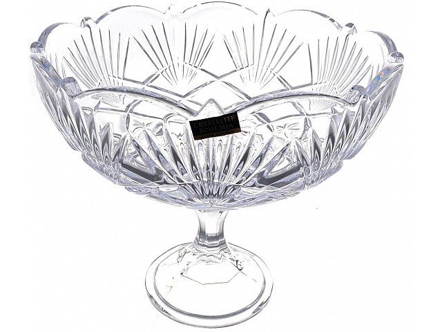 Конфетница 22 см Vega-Nova Crystalite Bohemia