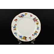 Набор тарелок 19 см Болеро Весенний букет Royal Czech Porcelain 6 шт