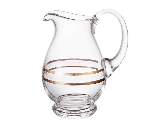 Графин 2 л Золотой лист V-D Bohemia Crystal