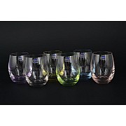 Набор стаканов для воды 220 мл Арлекино Bohemia Crystal 6 шт