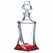 Штоф Quadro красный Bohemia Crystal 500 мл