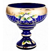 Конфетница 13 см Синяя Star Crystal