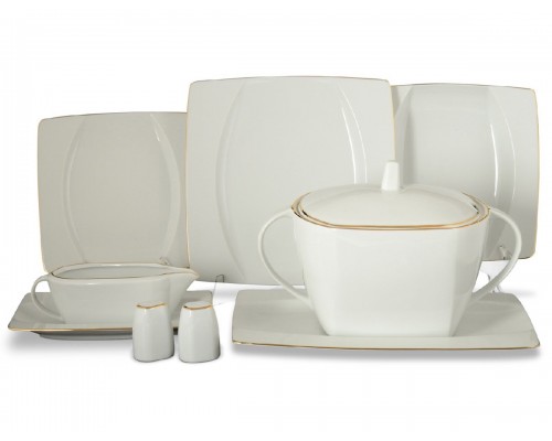 Столовый сервиз Отводка золото EYE Thun на 6 персон 27 предметов 