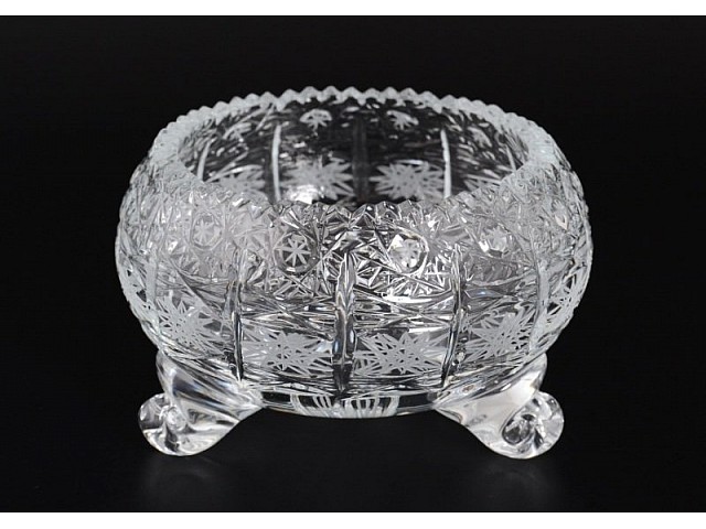 Конфетница тройножка 11 см R-G Bohemia Crystal