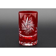Набор стаканов для воды 150 мл Мирел Bohemia красный 6 шт