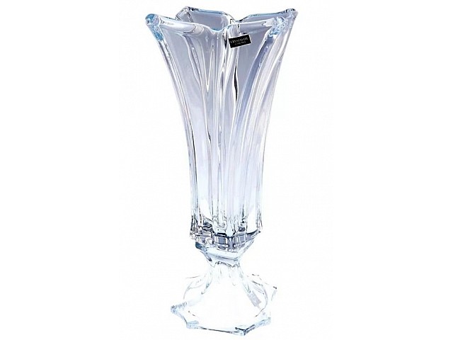 Ваза на ножке 28 см R-G Florale Crystalite Bohemia