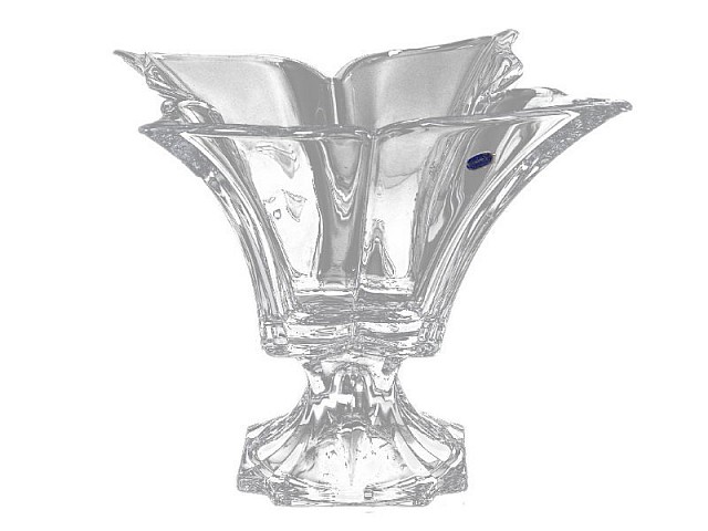 Фруктовница на ножке 36 см R-G Florale Crystalite Bohemia