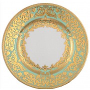 Набор тарелок 17 см Natalia seladon gold 6 шт