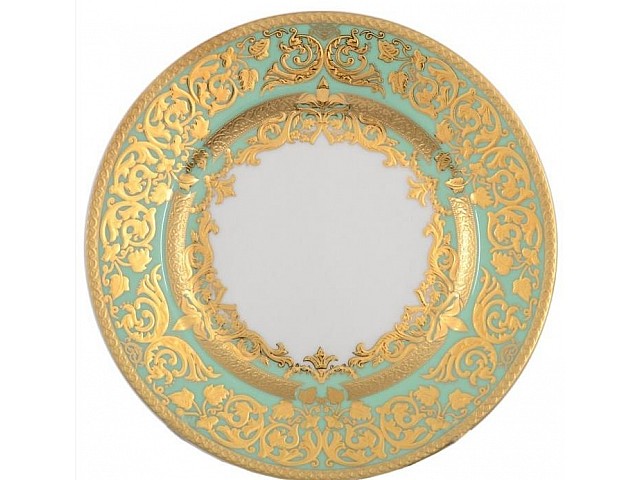 Набор тарелок 17 см Natalia seladon gold 6 шт