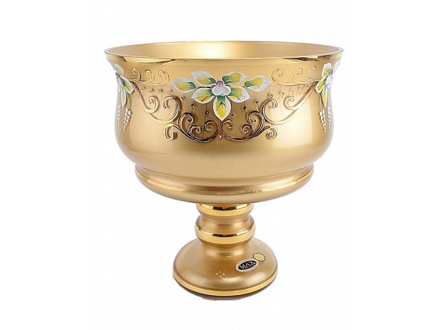 Фруктовница 26 см Лепка золотая Star Crystal 27938