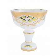 Конфетница 13 см Лепка белая Star Crystal