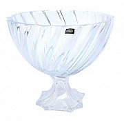 Фруктовница на ножке 28 см Scallop Crystalite Bohemia