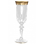 Набор фужеров Кристина Матовая полоса А-М Bohemia Crystal 150 мл