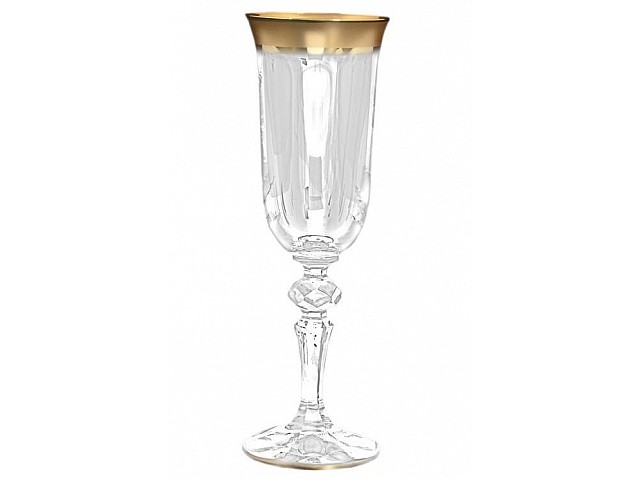 Набор фужеров Кристина Матовая полоса А-М Bohemia Crystal 150 мл