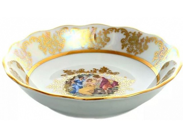 Набор салатников 13 см Мадонна перламутр Корона Queens Crown 6 шт