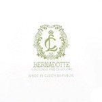 Набор пиал Bernadotte Серая роза платина 13 см