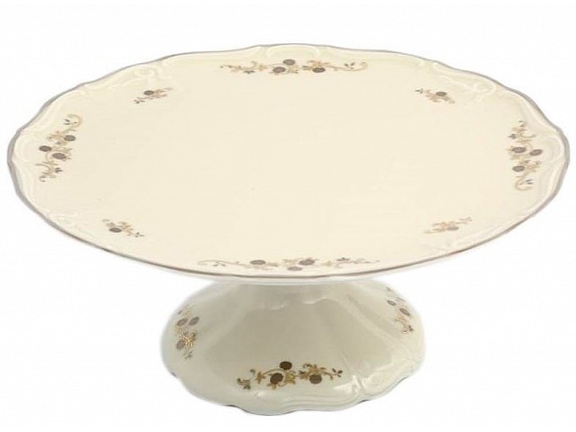 Тарелка для торта на ножке Мария Луиза IVORY 410 Thun 32 см