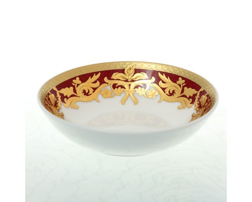 Набор розеток Falkenporzellan Natalia bordeaux gold 11 см