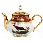 Чайник Охота красная Корона Queens Crown 0,7 л