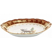 Блюдо для хлеба 34 см Охота красная Корона