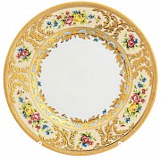 Набор тарелок Falkenporzellan Vienna Creme Gold 17 см