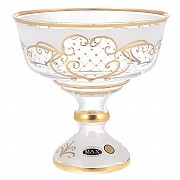 Конфетница Bohemia Star Crystal 20 см матовое стекло