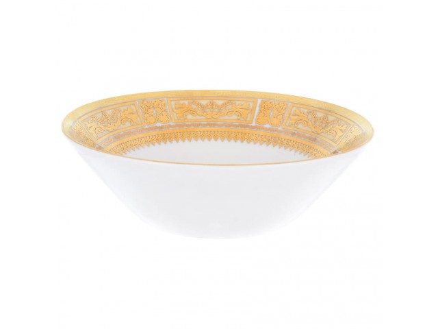 Набор салатников Falkenporzellan Diadem White Creme Gold 19 см