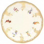 Набор тарелок 19 см Carlsbad Аляска Мелкие цветы Слоновая кость