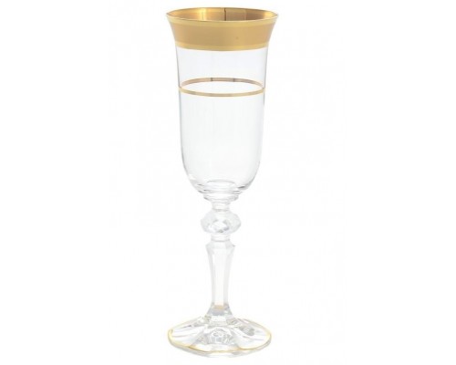 Набор фужеров для шампанского 150мл Кристина Star Crystal 6 шт