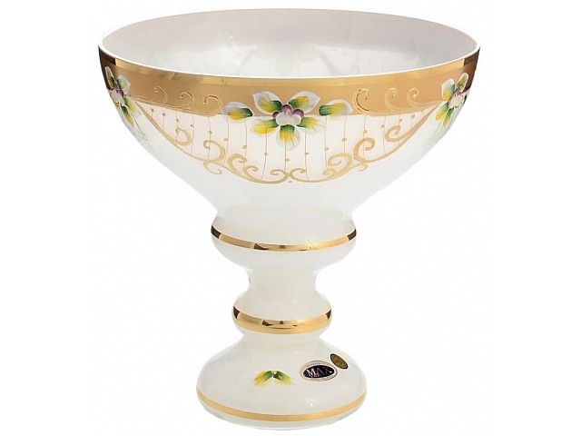 Фруктовница 26 см белая Star Crystal