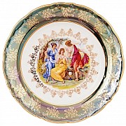 Набор тарелок Carlsbad Фредерика Мадонна Зеленая 25см 6 шт