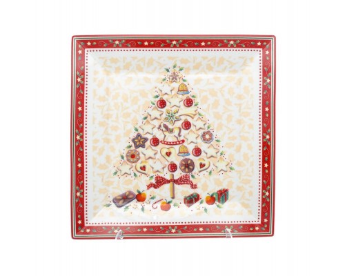 Блюдо квадратное Repast Christmas world Multi 22 см Блюдо квадратное Repast Christmas world Multi 22 см