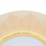 Блюдо круглое Falkenporzellan Constanza Marakesh Cream Gold 33 см