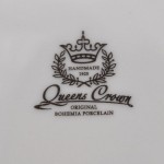 Блюдо круглое Queen's Crown Aristokrat Охота Бежевая 30 см