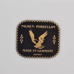 Блюдо Falkenporzellan Constanza Tosca Blueshade Gold 32 см