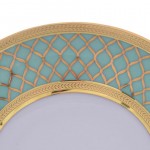 Набор розеток Falkenporzellan Valencia Seladon Gold 11 см