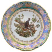 Набор тарелок глубоких Repast Охота зеленая Мария-тереза R-L 23 см