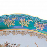 Блюдо овальное Repast Охота зеленая Мария-тереза R-L 33 см