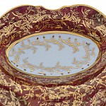 Этажерка Queen's Crown Aristokrat Лист красный 3 яруса