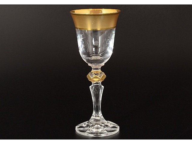 Набор рюмок для водки 60 мл Кристина Матовая полоса Bohemia Crystal