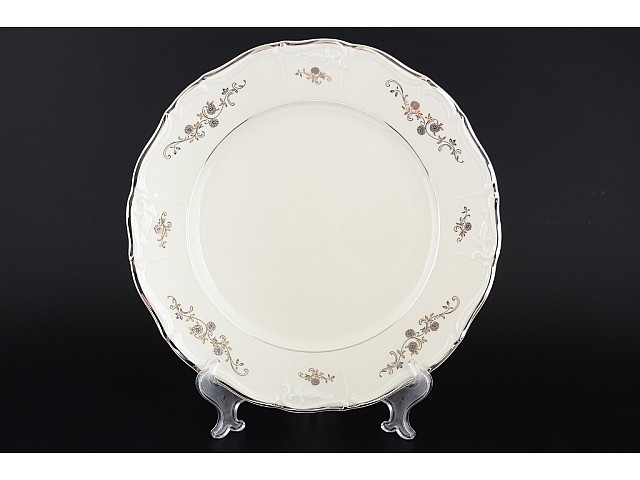 Блюдо круглое 30 см Thun Мария Луиза IVORY 410