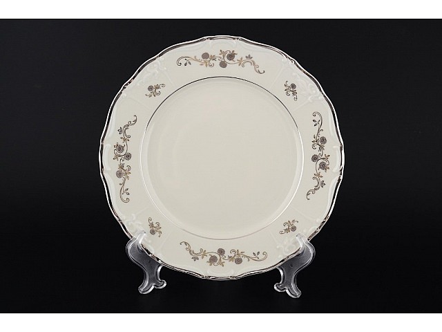 Набор тарелок 25 см Thun Мария Луиза IVORY 410 6 шт