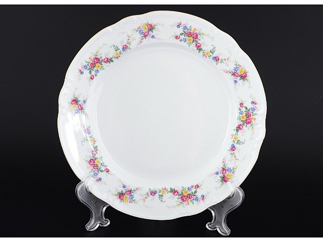 Набор тарелок 24 см Thun Констанция Цветочный сарафан 6 шт