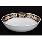 Набор салатников 19 см Thun Луиза Золотая роза Кобальт 6 шт