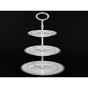 Этажерка 3 яруса Thun Опал Платиновая лента