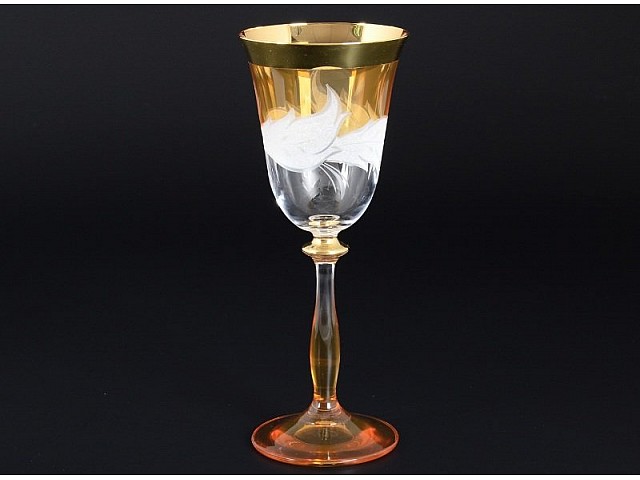 Набор бокалов для вина Волна медовая E-V